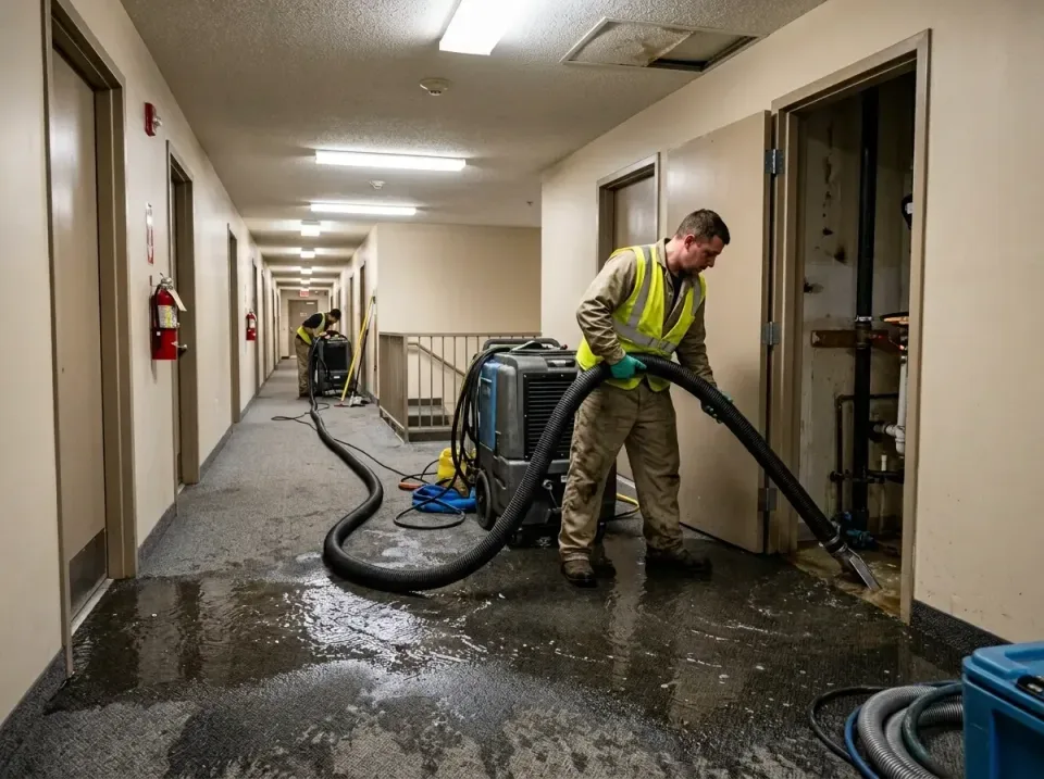 multi-unit-apartment-hallway-f-005 — frequently asked questions, Emergency Burst Pipe Water Extraction & Removal in Ayden, NC